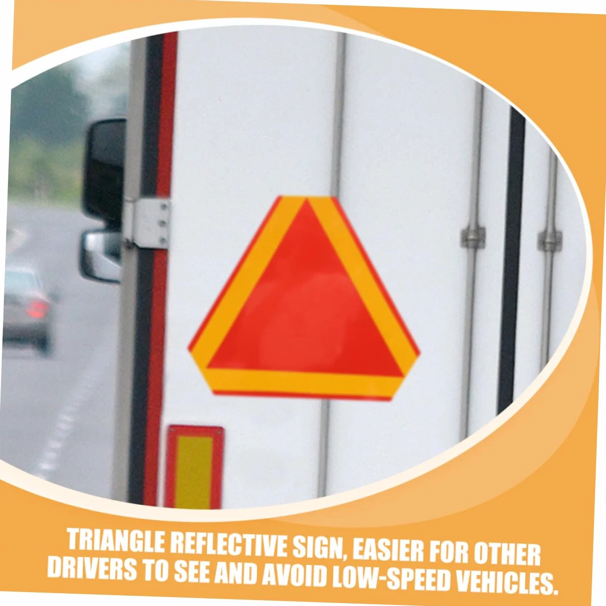Juego de 3 Señales Triangulares Reflectantes de Seguridad Vial para Coche