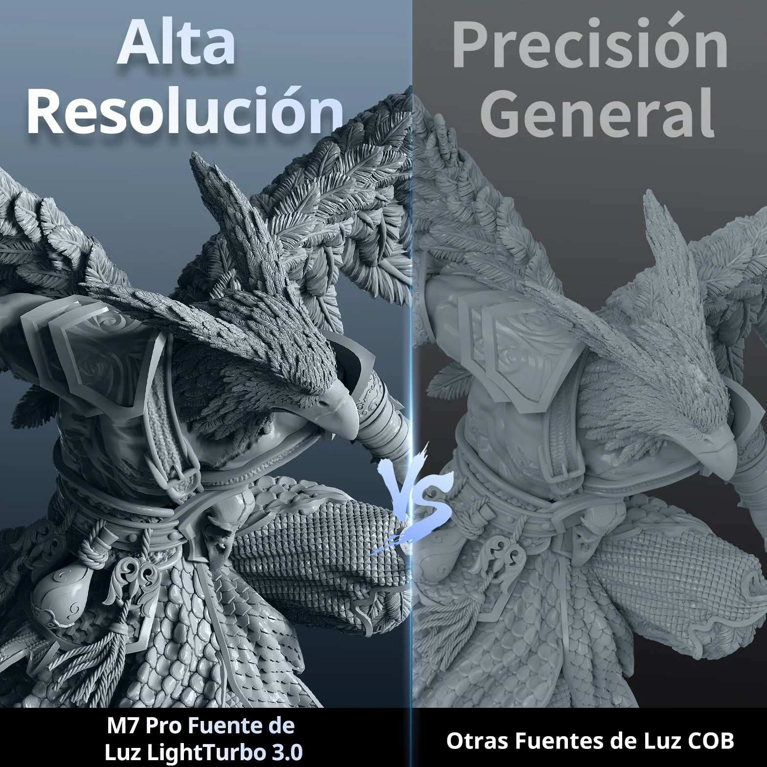 ANYCUBIC Photon Mono M7 Pro 14K Impresora 3D Resina, Impresión Rápida 170mm/h, LCD Mono 10,1'' con Fuente COB LighTurbo 3.0 y Control de Temperatura, Volumen de Construcción 223 * 126 * 230mm(6,5L)