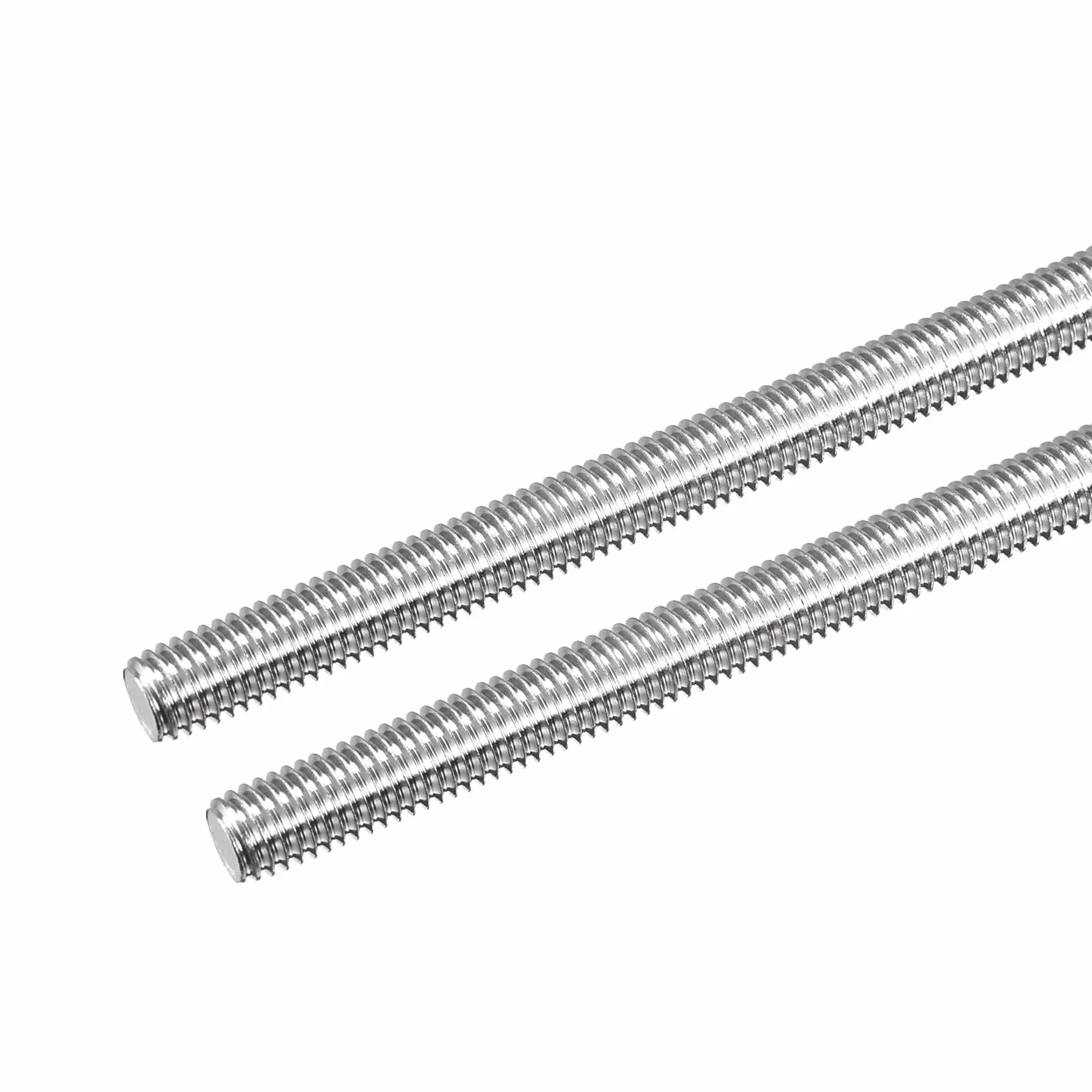 Varilla Roscada M8 x 250mm Paso 1.25mm Acero Inoxidable 304 2 Unidades