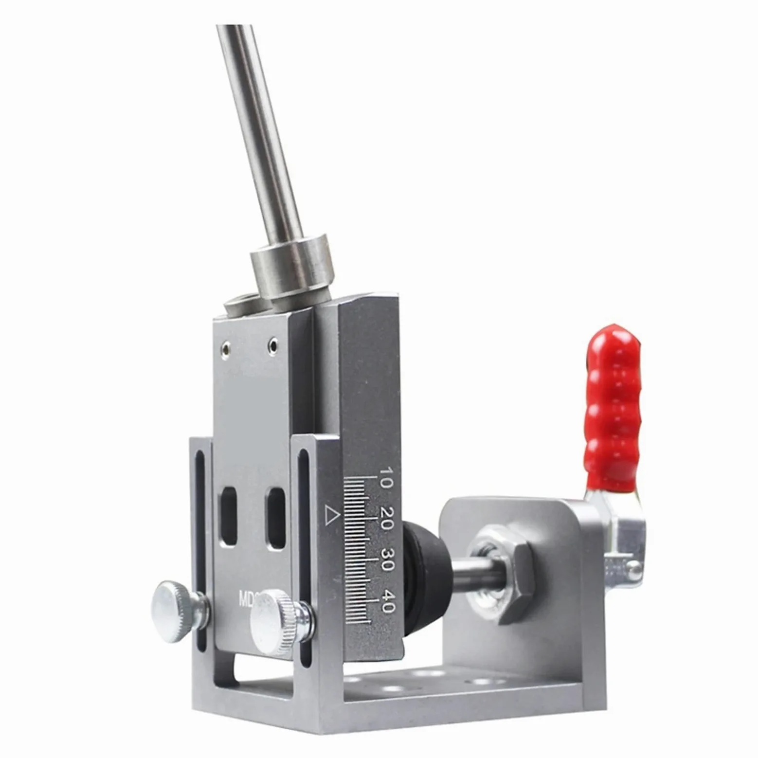 Micrómetro Digital, de kit plantilla orificio bolsillo sujeción rápida con juego brocas 9 mm Kit herramientas carpintería carpintero(Quick clamping)