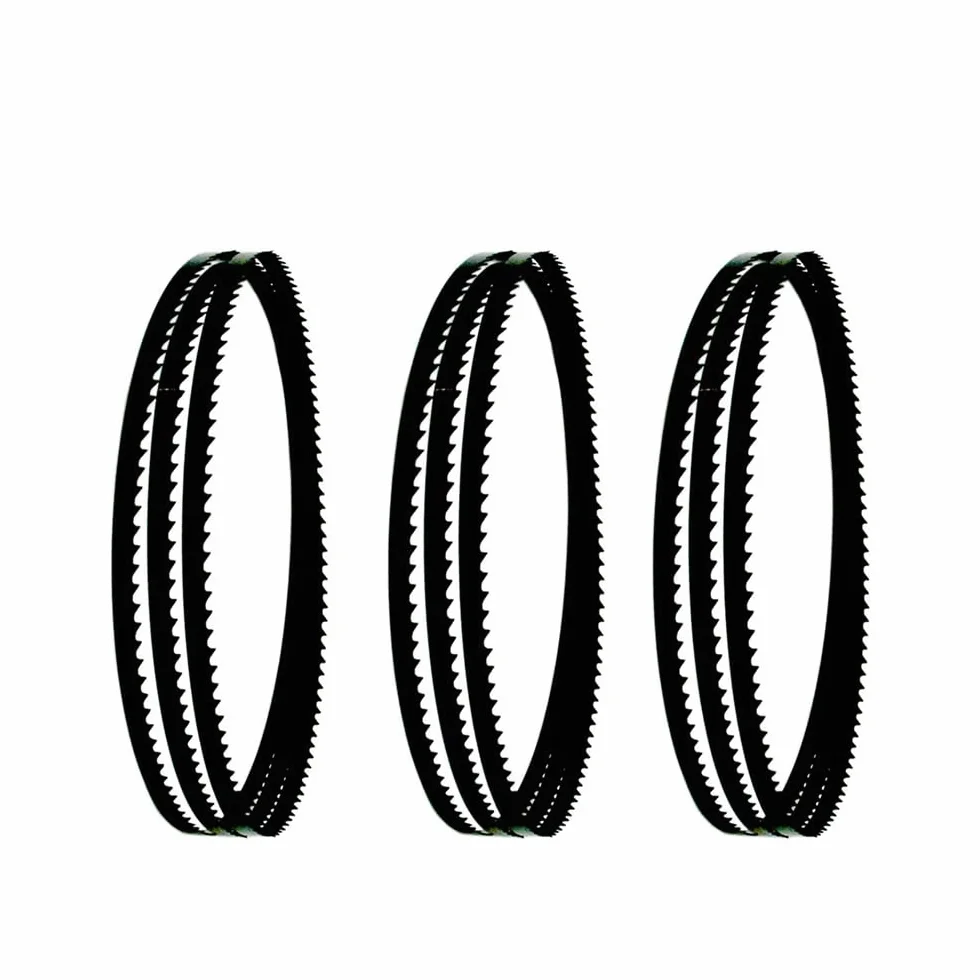 6 TPI Hojas de sierra de cinta 1810 x 10 x 0,35 mm para Metabo BS 5370 BS 5378 3 piezas