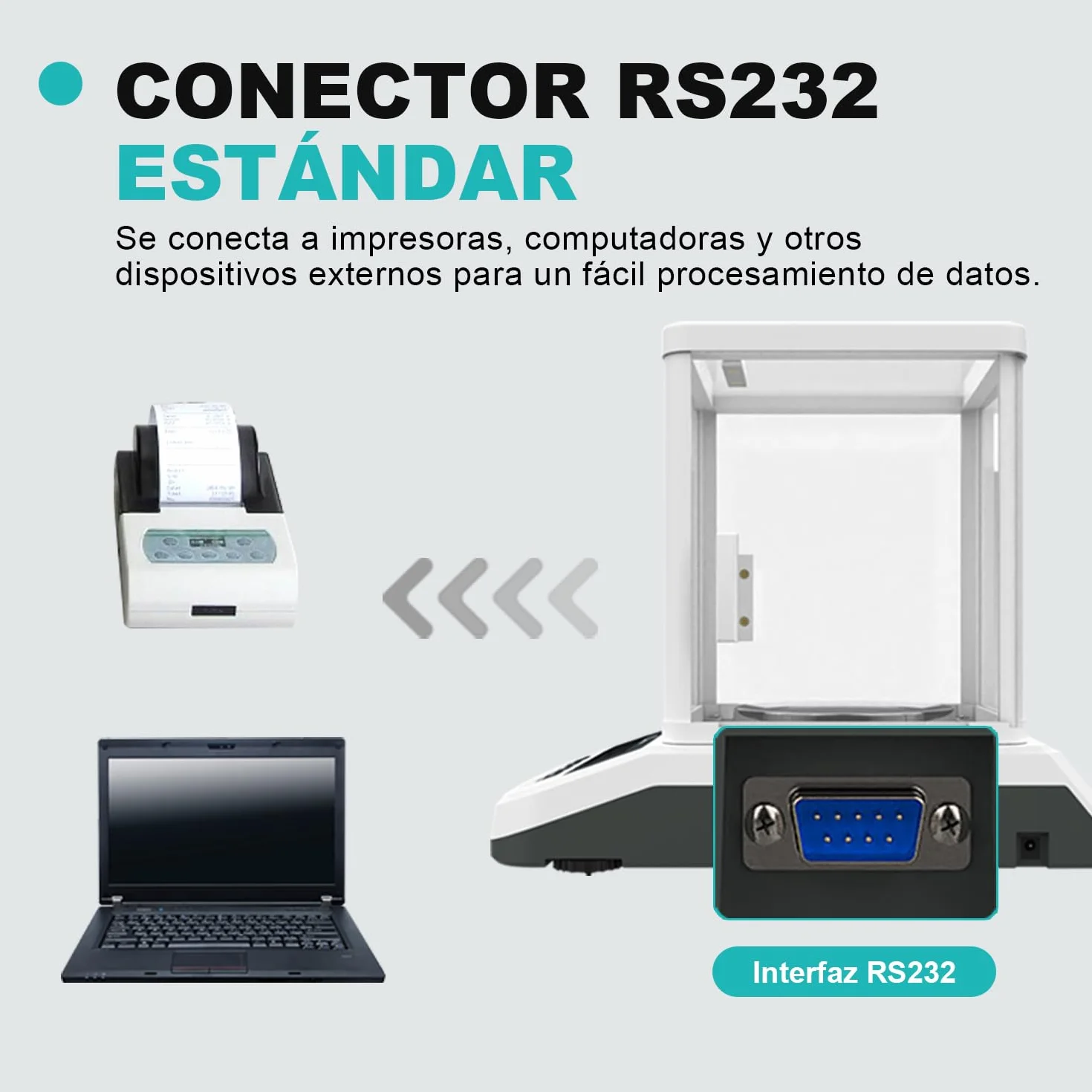 JOANLAB Balanza Analítica de Doble Pantalla 200g x 0,001g, Báscula de Laboratorio Alta Precisión con Calibración Externa, Pantalla LCD Retroiluminada para Laboratorio, Joyería & Farmacia(FA2003S)