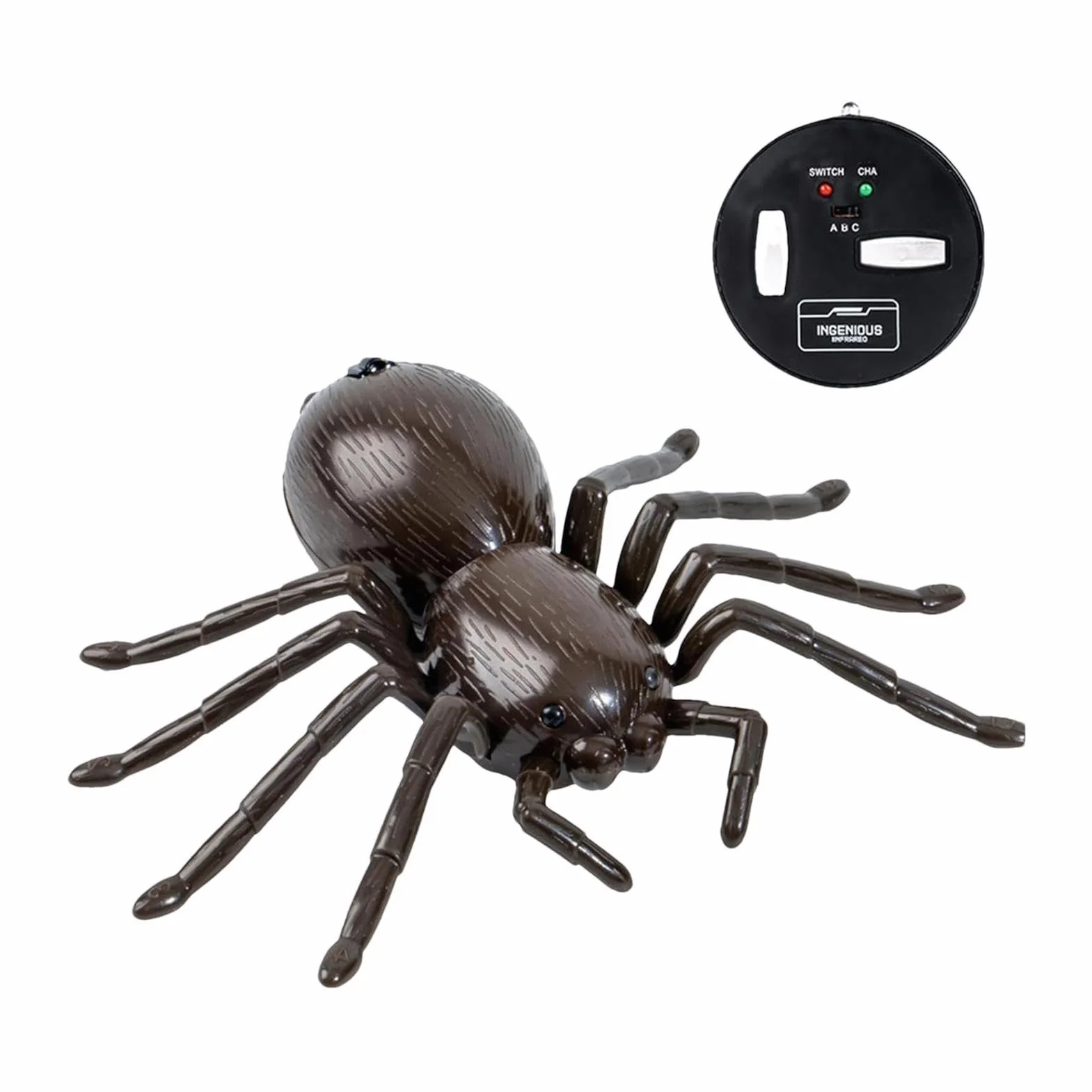 Control remoto Tarantula LED con patas móviles, animal robótico inalámbrico con ojos de escaneo rápido