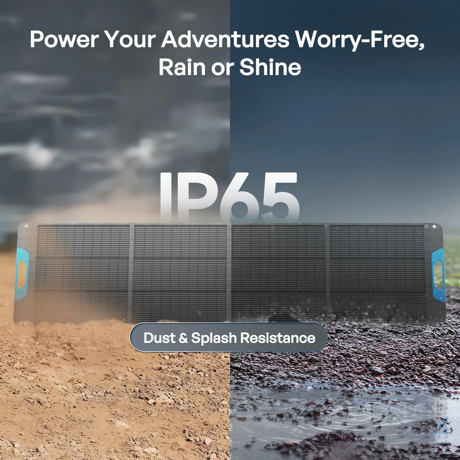 Renogy Panel solar portátil de 200 W, IP65 resistente al agua, módulo solar plegable Power Backup, cargador solar para Power Station RV Camping Off Grid