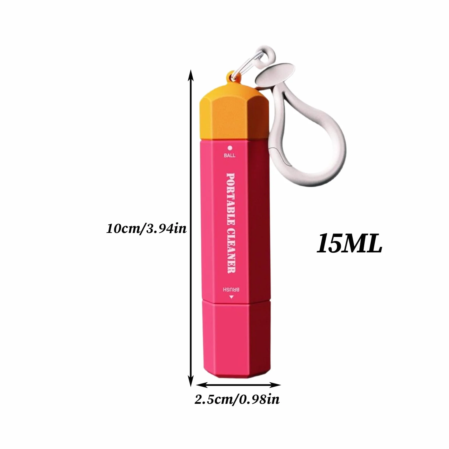 Lápiz quitamanchas portátil 15 ml para ropa, baño, lavandería