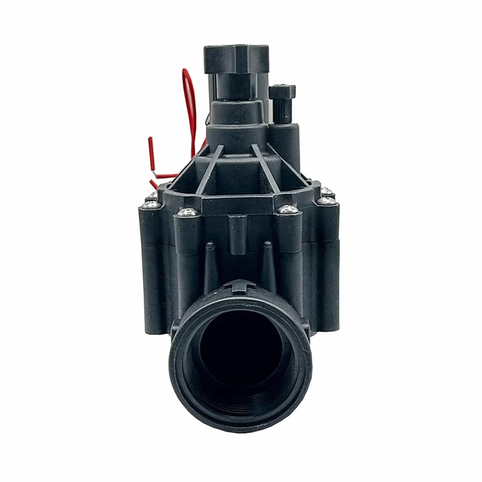 Electroválvula Normalmente Cerrada de 1-1/4" y 1-1/2" con Ajuste de caudal, 220 V, 12 V y 24 V, for riego de Jardines y Granjas.(36895,24VAC)