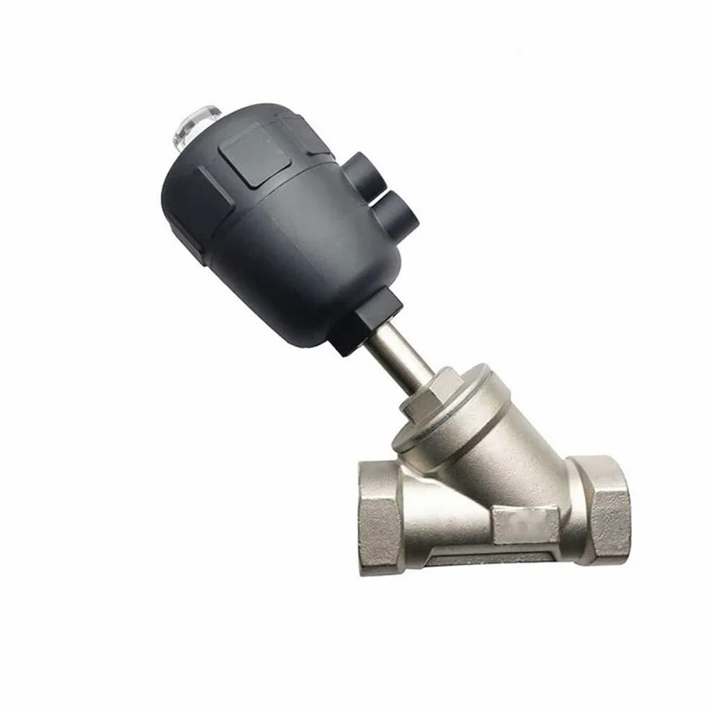 Válvula de Asiento neumática de Acero Inoxidable de Pulgada 1.6Mpa de Doble acción, for válvula de Asiento en ángulo doméstico Sellado de PTFE Normalmente Cerrado 1 Pieza(1-1/4",Single Acting)