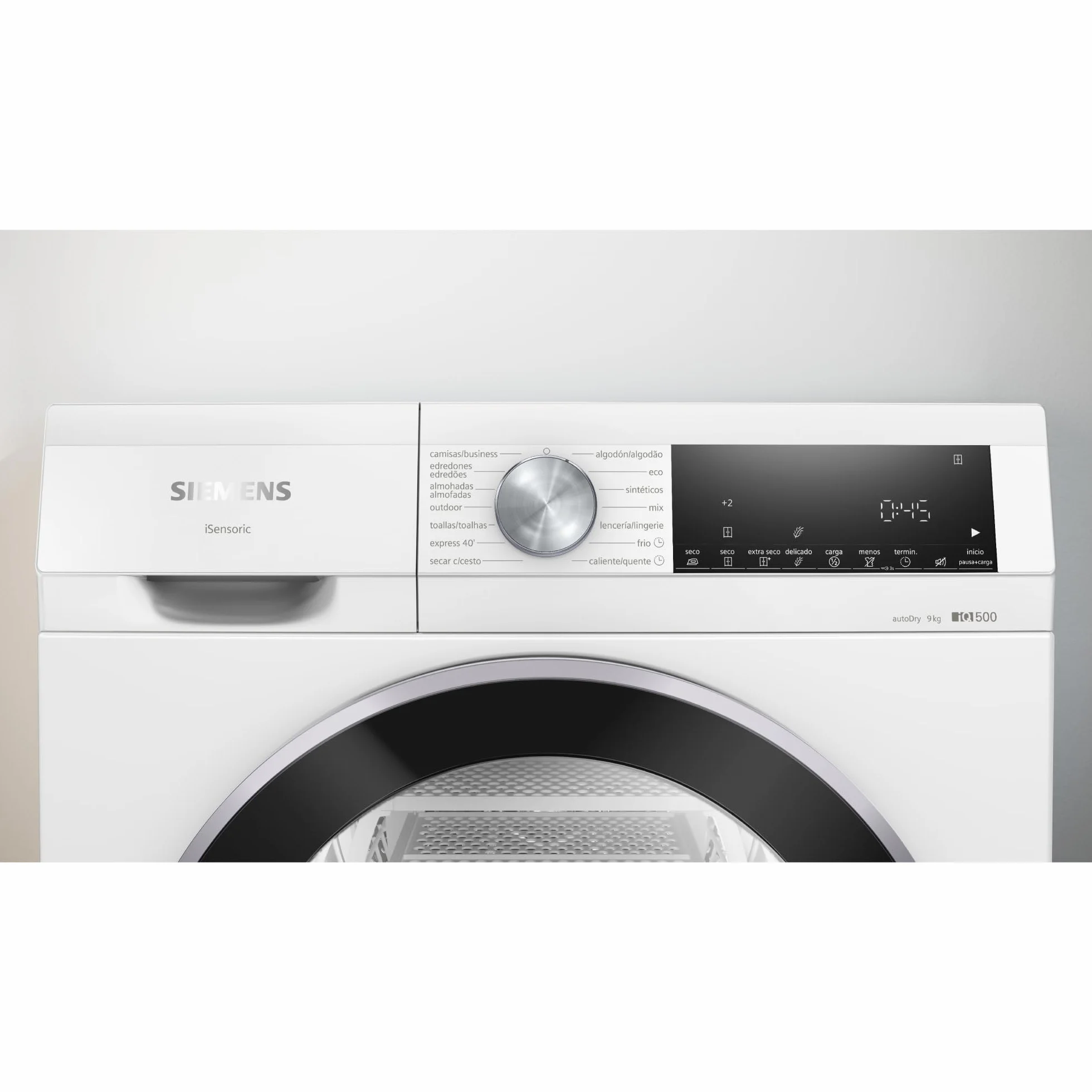 Siemens iQ500 Secadora con bomba de calor 9 kg autoDry Blanco WQ42G200ES
