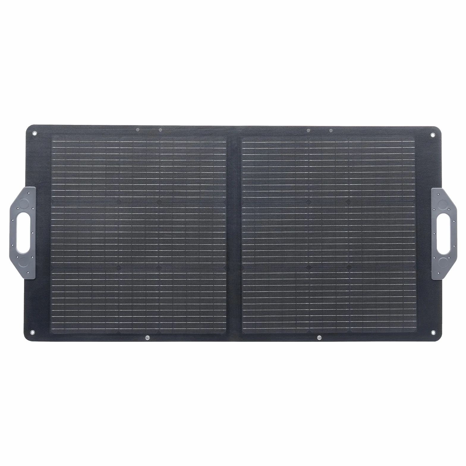 VEVOR Placa Solar Plegable 100W, Panel Solar Monocristalino Portátil con Puertos USB MC4 DC, Alta Eficiencia 24%, IP65 Impermeable, Compatible con Estaciones de Energía Acampadas Autocaravanas Viajes