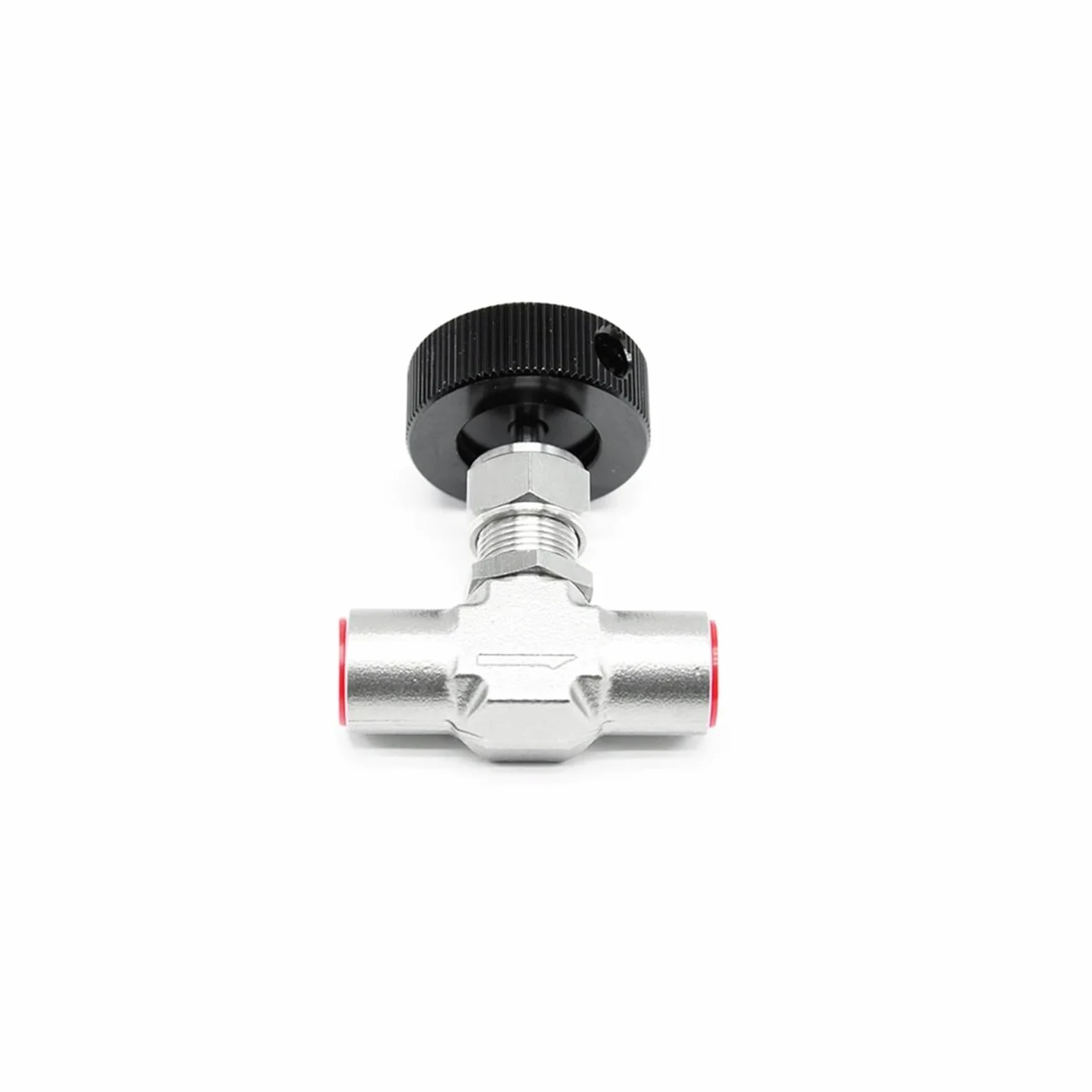Mini válvula de Aguja Aire 3000 PSI, Acero Inoxidable, Gas, NPT Hembra, Encendido/Apagado, 1/8", 1/4", 3/8", 1/2", 3/4"(1/2")