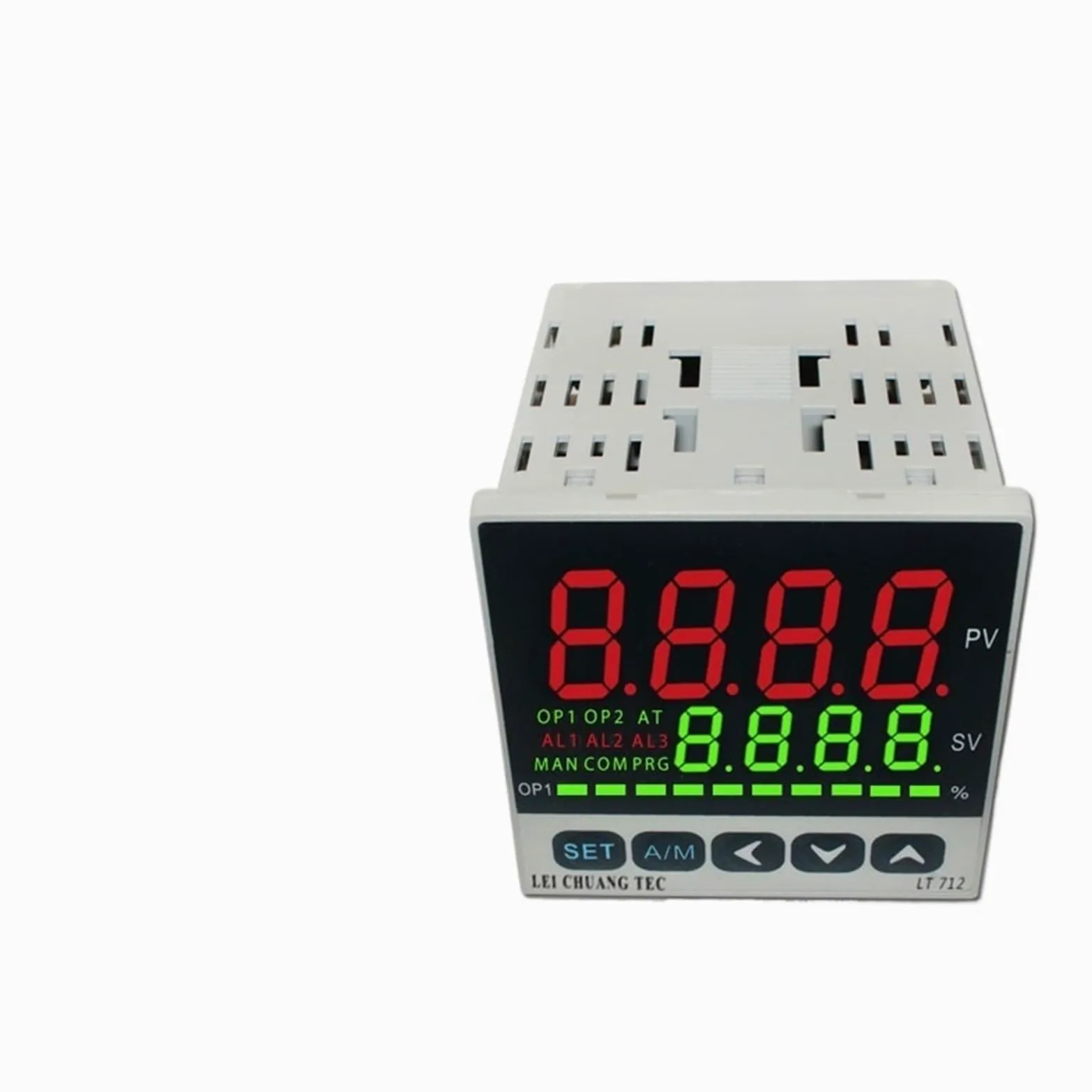 1 Uds. Pantalla LED de entrada de 0-10V controlador de temperatura PID 72x72mm, salida SSR/relé/4-20mA/0-10V(RELAY Output 1Alarm)