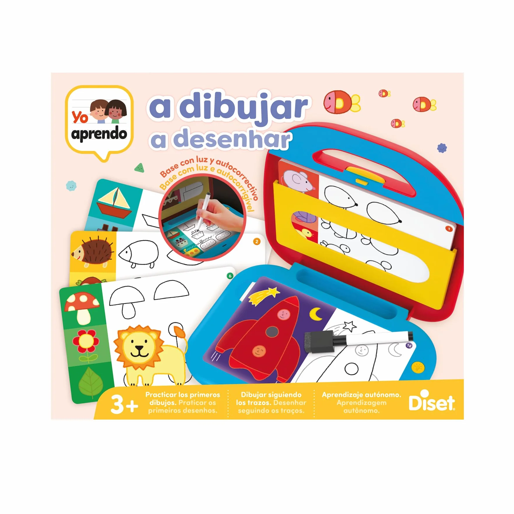 Diset Yo aprendo a dibujar Juego educativo 3 años