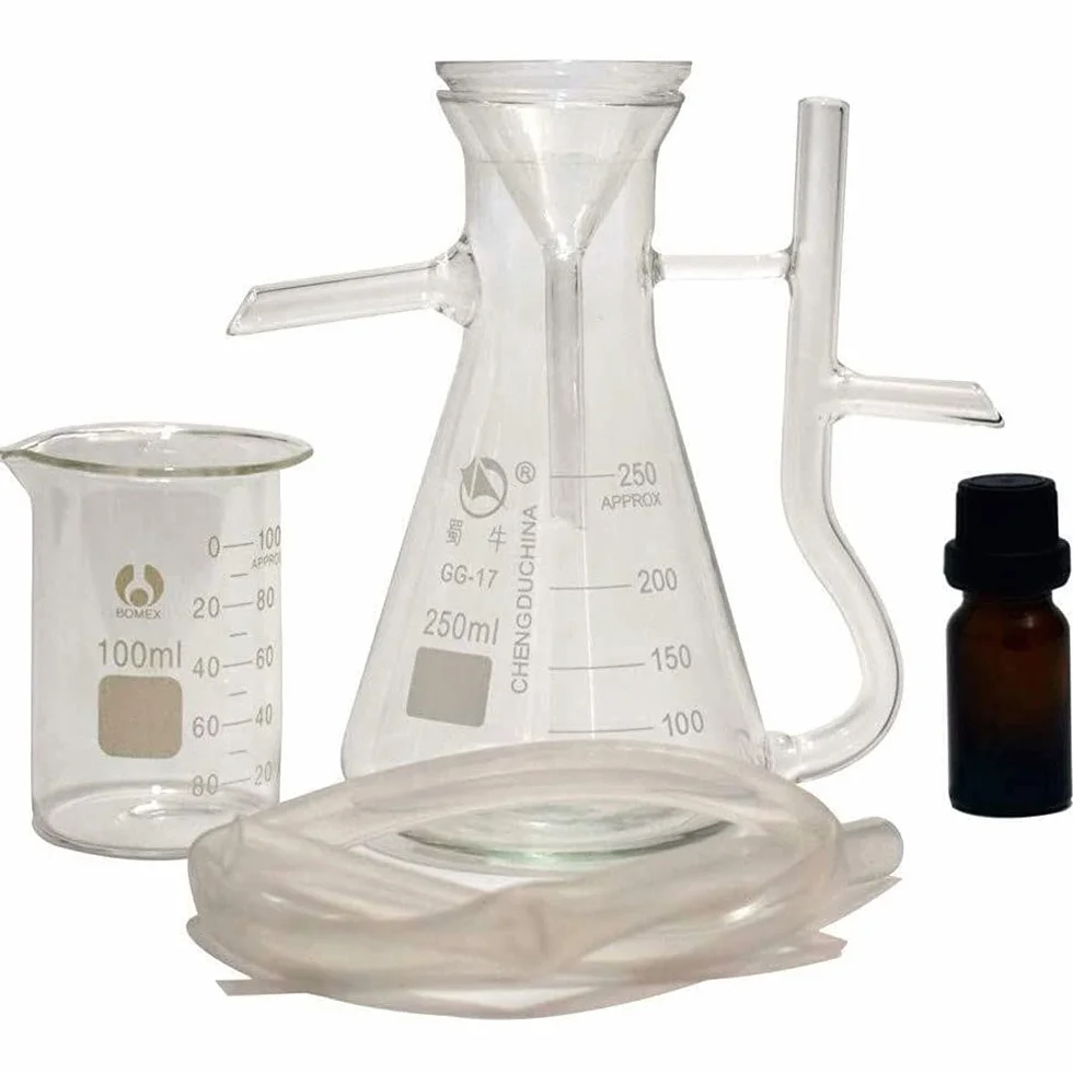 Inicio Aceite Esencial e Hidrosol Receptor-Separador Kits de Laboratorio 250ml