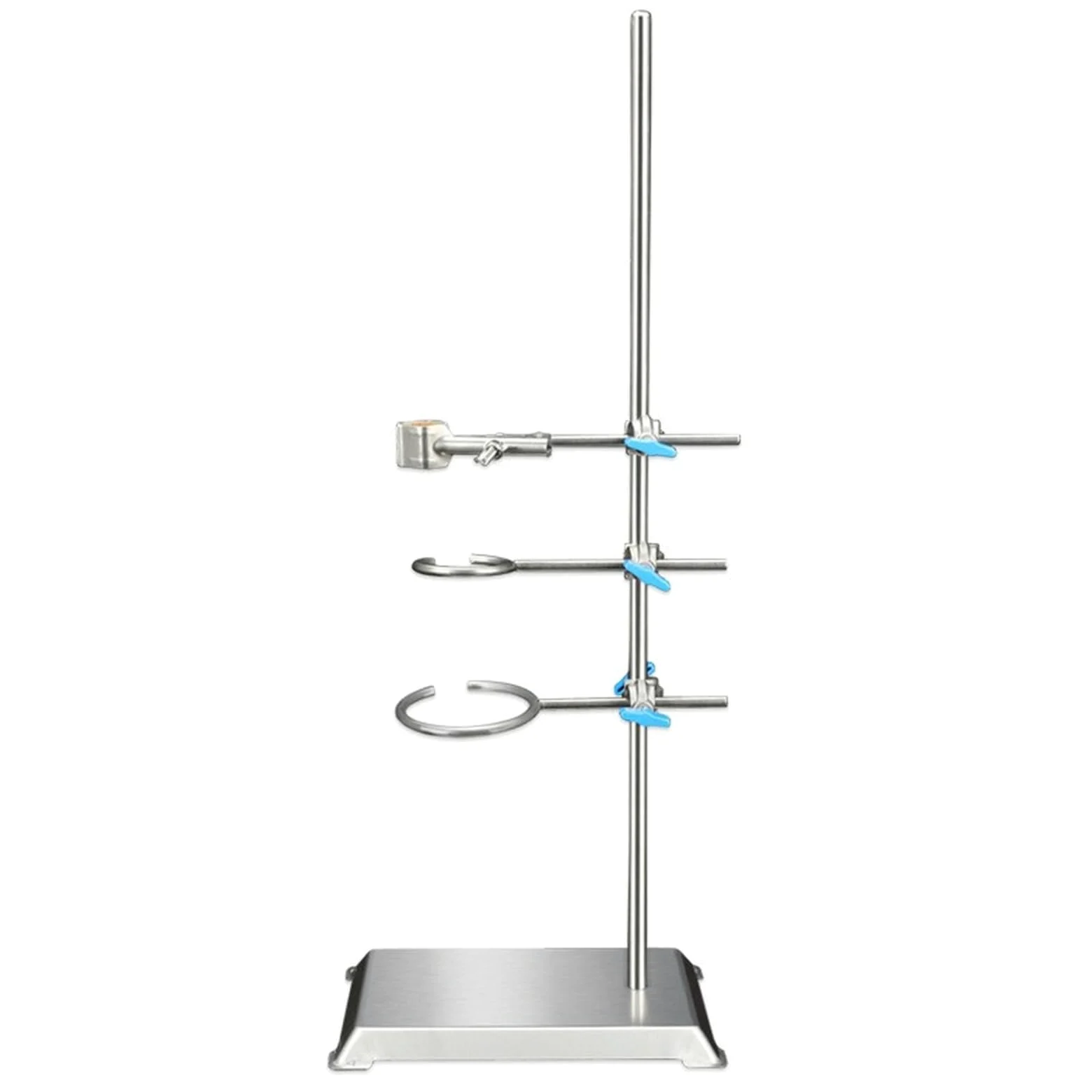 Soporte Multifuncional Laboratorio Ajustable Soporte con Pinzas y Resistente a la Corrosión para Químicos, Profesores