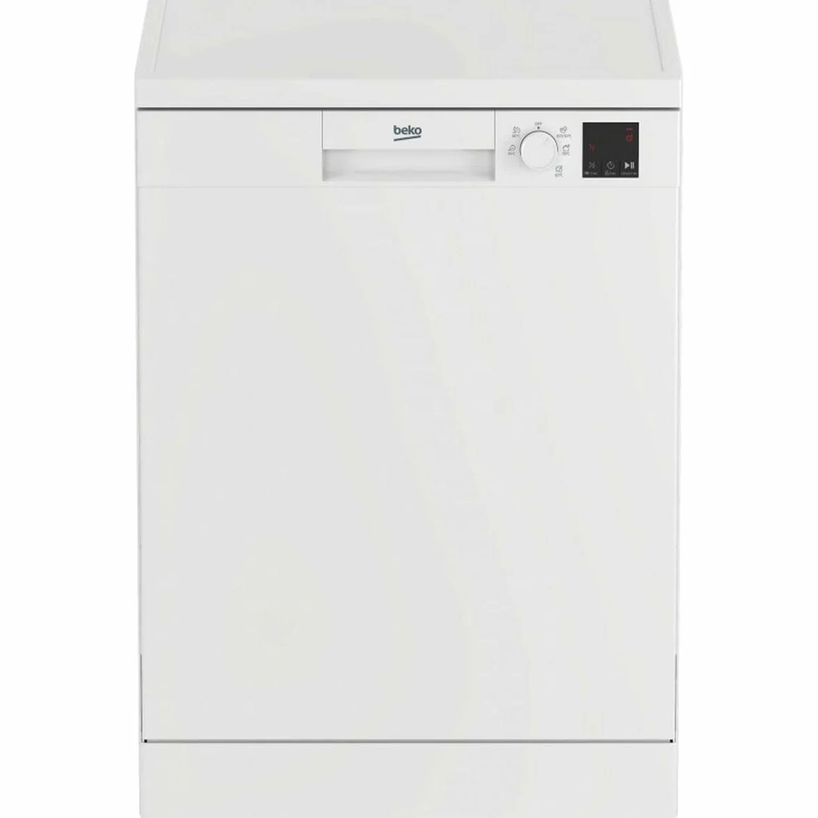 Beko DVN05320W Freestanding Dishwasher, 13 Place Settings, Blanco