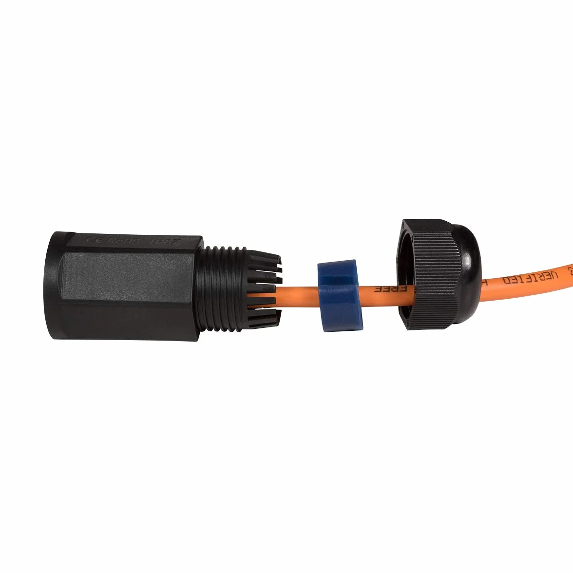 LOGILINK EMPALME DE CABLE DE RED EXTERIOR RJ45 HEMBRA/HEMBRA IP67 IMPERMEABLE