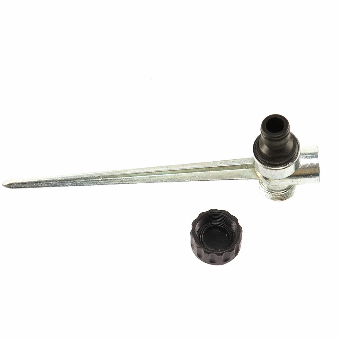 OhhGo Pinchas de metal, 3 piezas de soporte para aspersores de 1/2 pulgada para jardín, césped y sistema de riego de parque