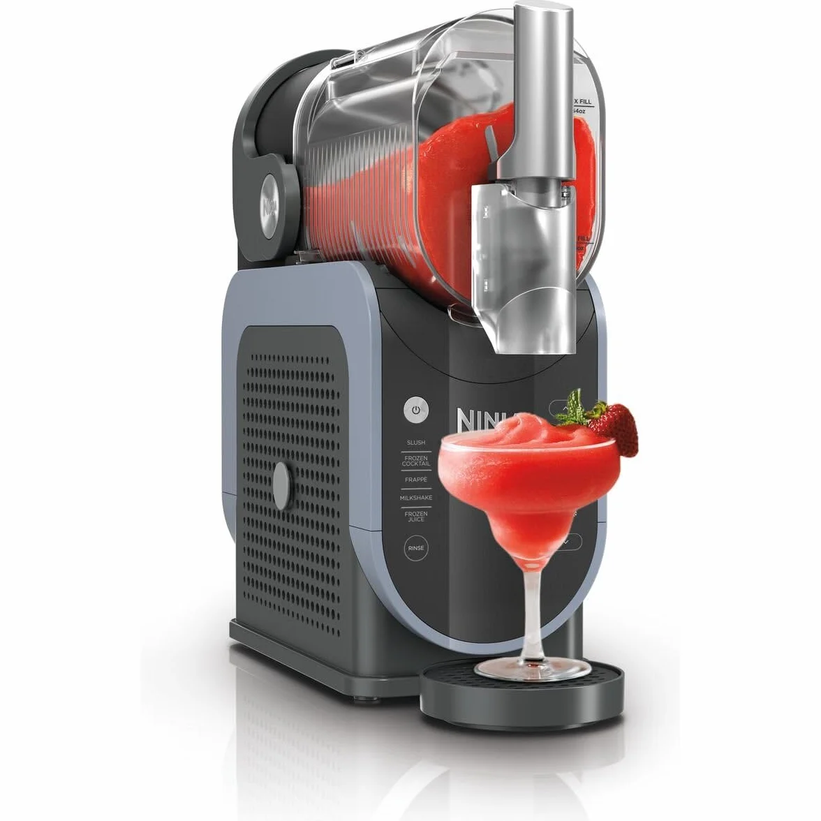 Ninja SLUSHi FS301UK - Máquina para hacer bebidas congeladas, crear granizados, cócteles congelados, frappé, batidos y jugo congelado, no necesita hielo ni preparación, tecnología WhisperChill