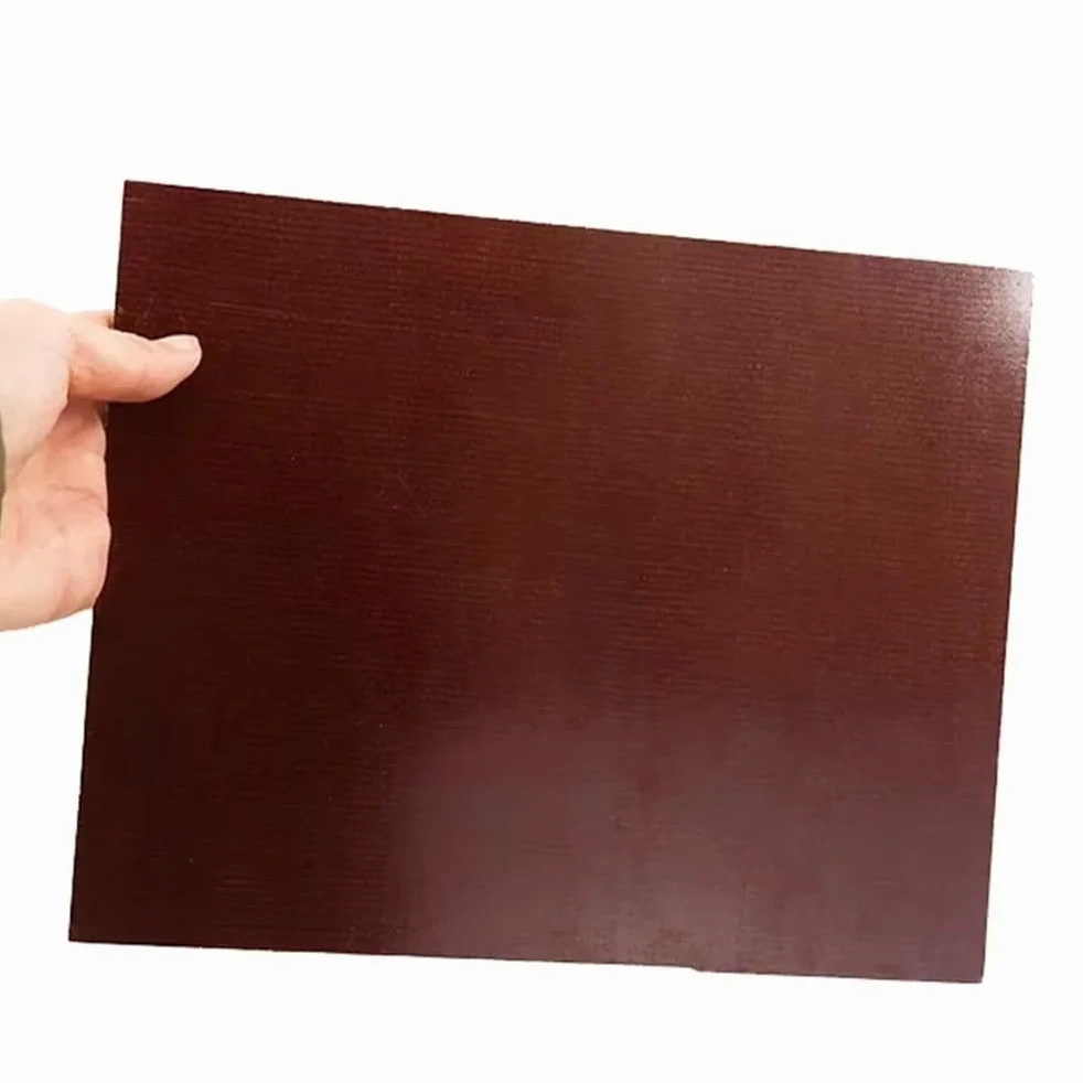 1pcs Hoja de baquelita fenólica | Hoja marrón de varios tamaños for aislamiento eléctrico(25*300*300mm)
