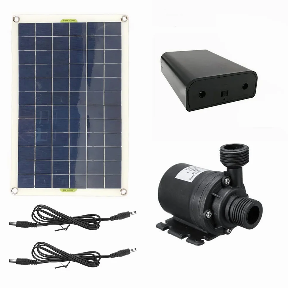 paneles solares, Kit de bomba fuente agua sumergible solar