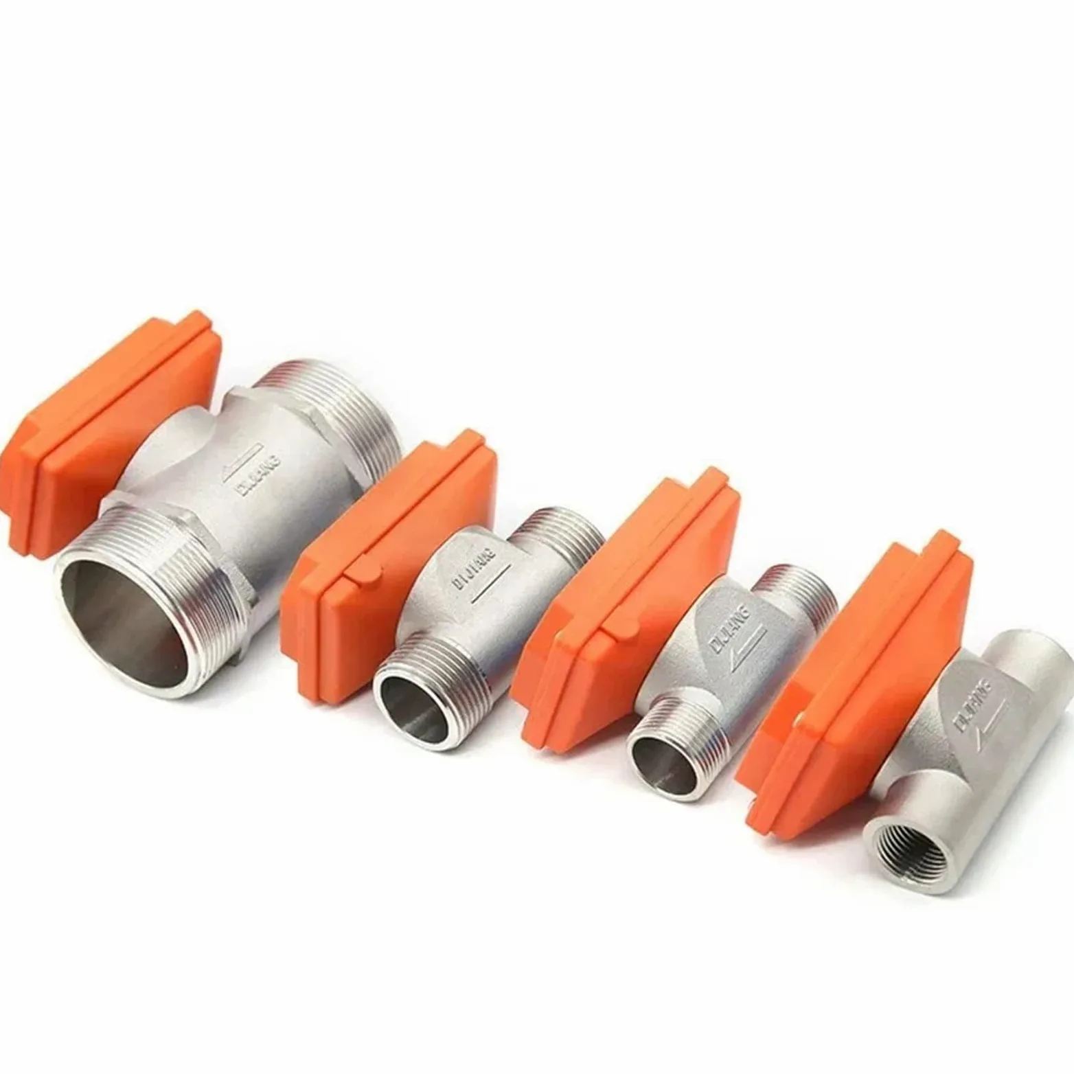 Medidor de Flujo de Agua, Medidor de flujo Digital inteligente, medidor de flujo de acero inoxidable de alta precisión, pantalla LCD, Sensor de flujo de agua for riego de jardines y granjas(DN15)