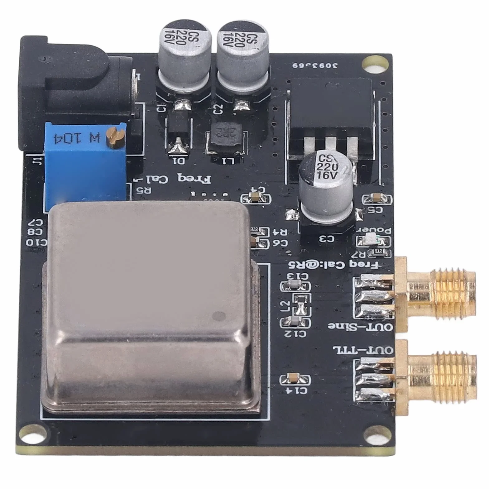 OCXO Módulo de Referencia de Frecuencia Estándar 10 MHz, Oscilador de Cristal de Placa de Temperatura Constante