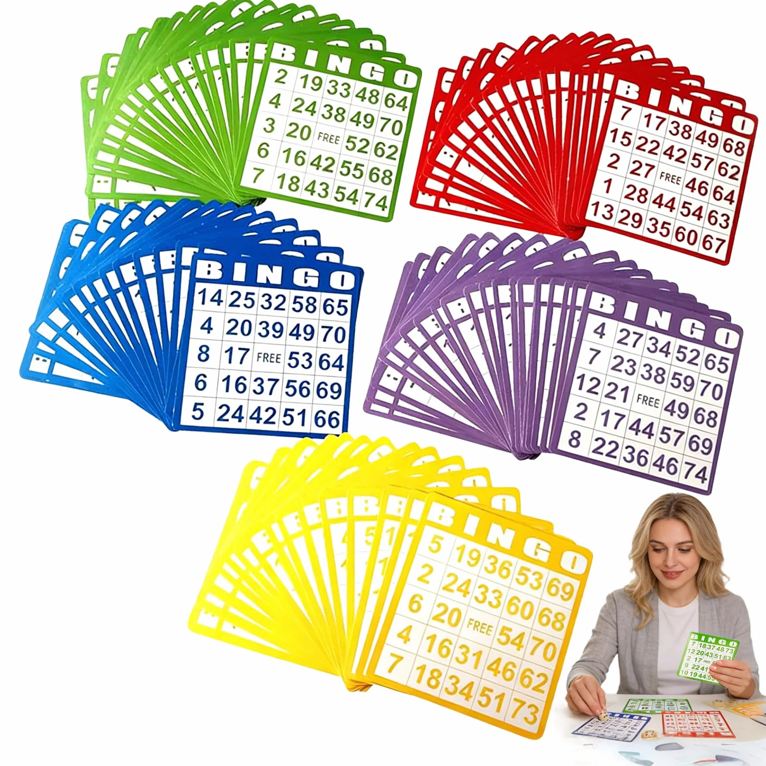 Fichas de Bingo Clásicas para Juegos