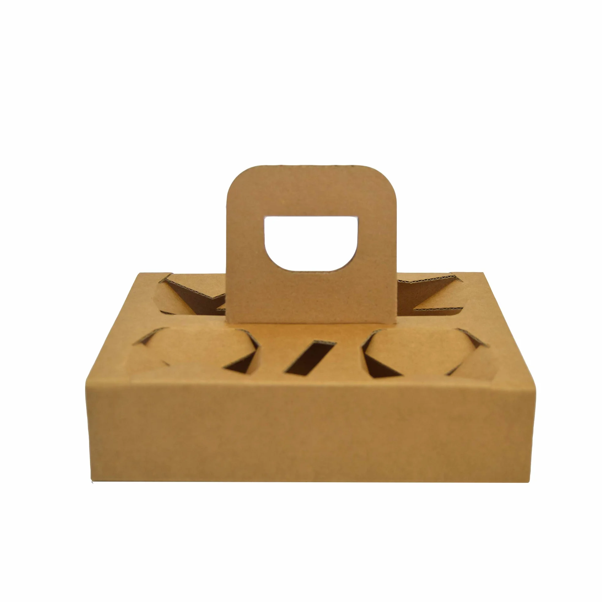 SDG 300 cestas de papel Habana portavasos con 4 agujeros para café de llevar, tazas de café