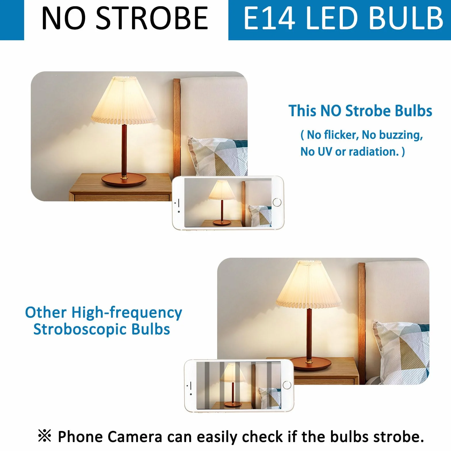 Bombilla LED E14 Frigo T18 3W 230V 300LM Blanco Neutra 4000K Paquete de 2