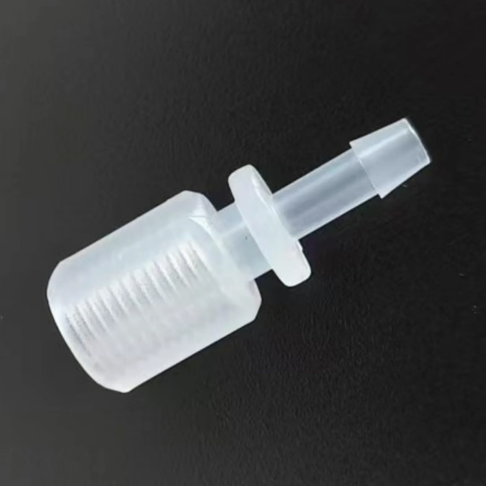 1/4-28UNF macho roscado a accesorios de púas – Conector de manguera de PP duradero for laboratorio, paquete de 25(3.2mm 1/8inch Female Thread)