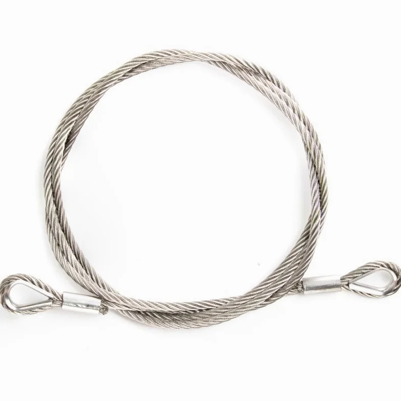 Cable de alambre de 6 mm, acero inoxidable, 25 m de longitud con guardacabos, juego de cuerda de acero inoxidable, cuerda de acero inoxidable, resistente y versátil