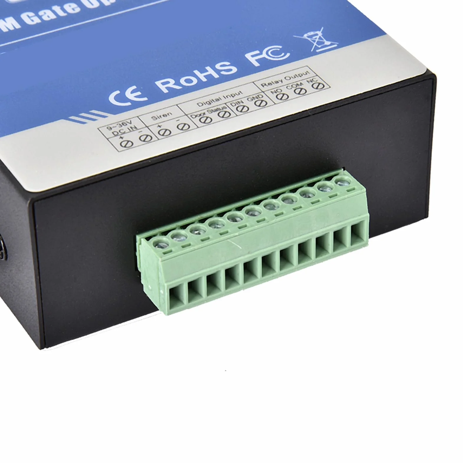 gsm RTU5025 Abrepuertas de Garaje Remoto gsm Puerta Abierto 1000 Control Histórico Alarma 2G/3G/4G Relé de vigilancia para la fábrica de Alarma Apertura de la Puerta de Garaje (Azul)