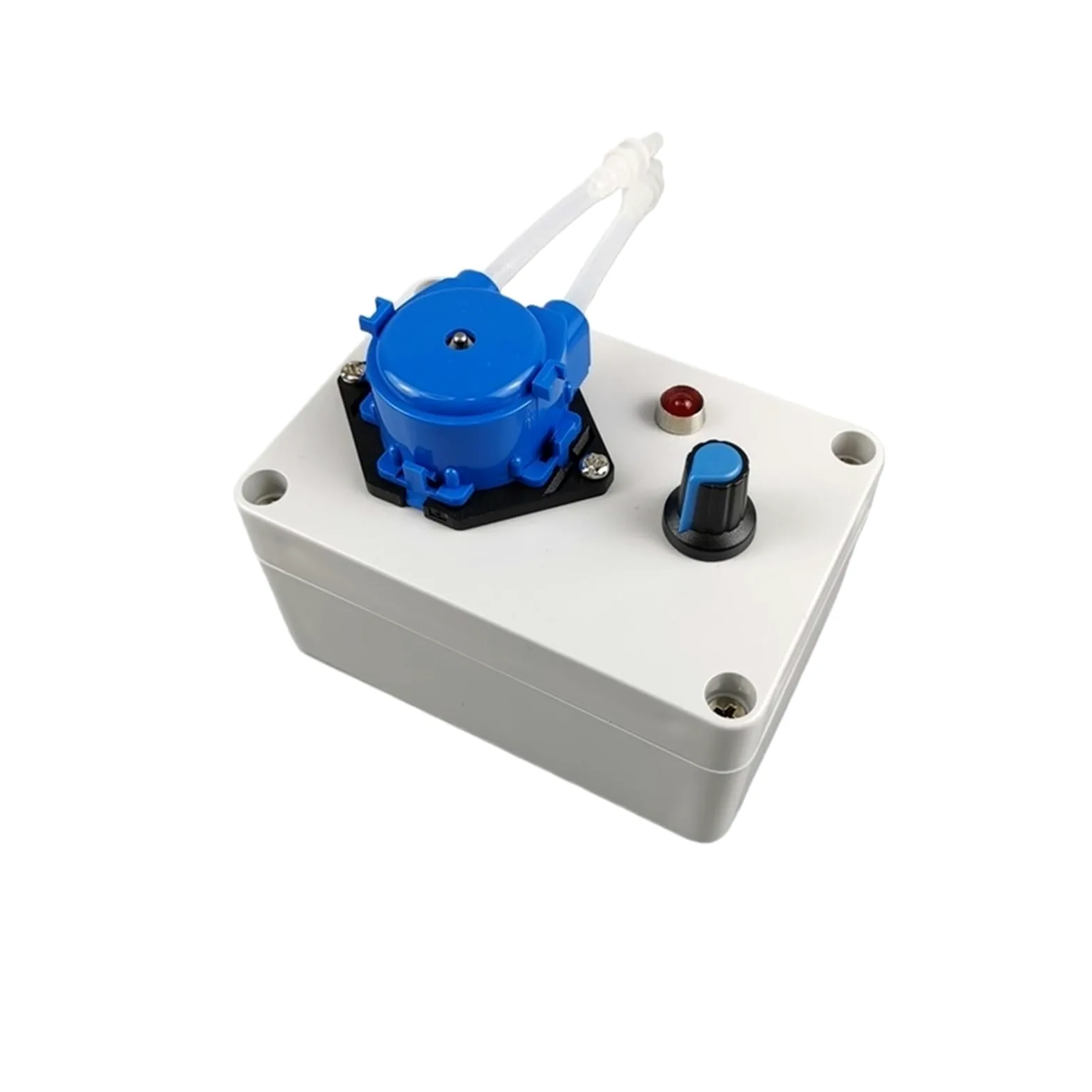 Bomba peristáltica, Bomba peristáltica en miniatura, autocebante, dosificadora de circulación, grado alimenticio, 10 a 70 ml, ajustable con pedal