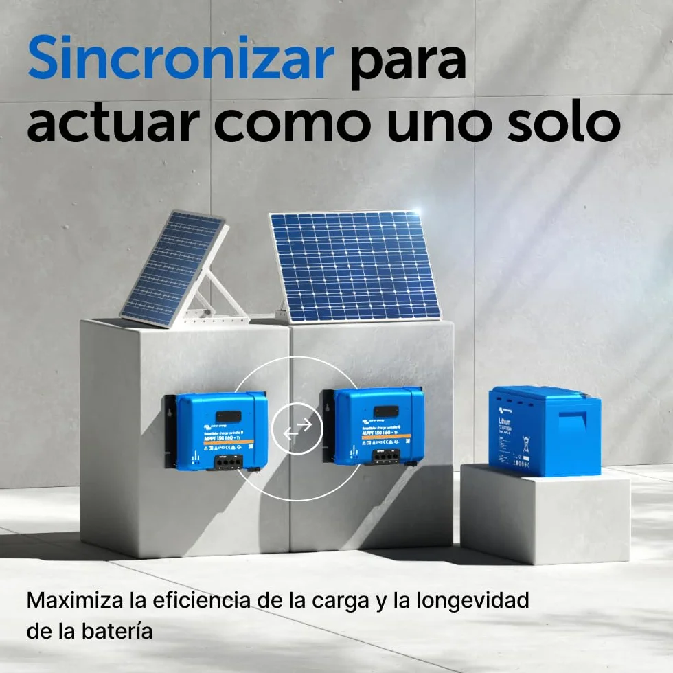 Victron Energy SmartSolar MPPT TR 150V 60 amperios 12/24/36/48-Voltios Controlador de Carga Solar (Bluetooth)