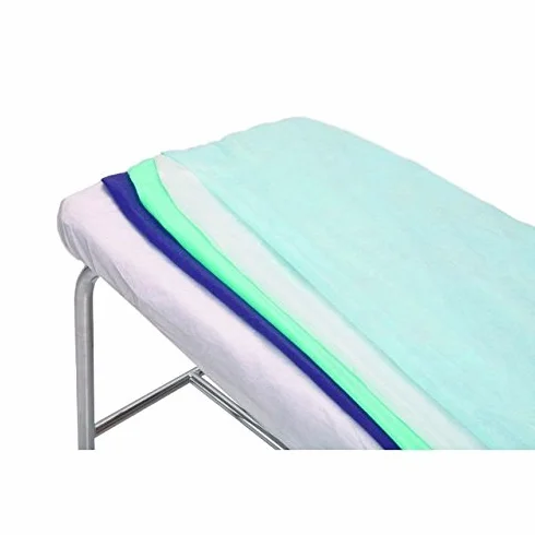 Sábana Desechable Ajustable Extra 171x226 para Cama 135 cm - Polipropileno 40 grs/m² - Color Blanco - 50 Uds