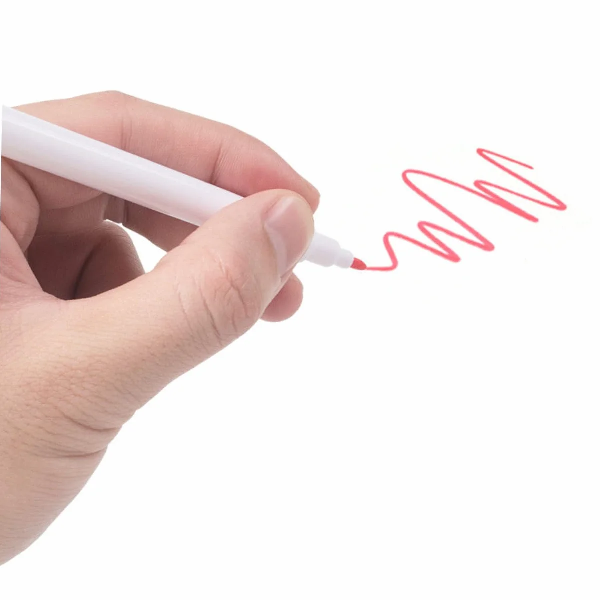 Rotuladores Profesionales para Tatuar 4 Pcs Cabezal Simple de Plástico Blanco