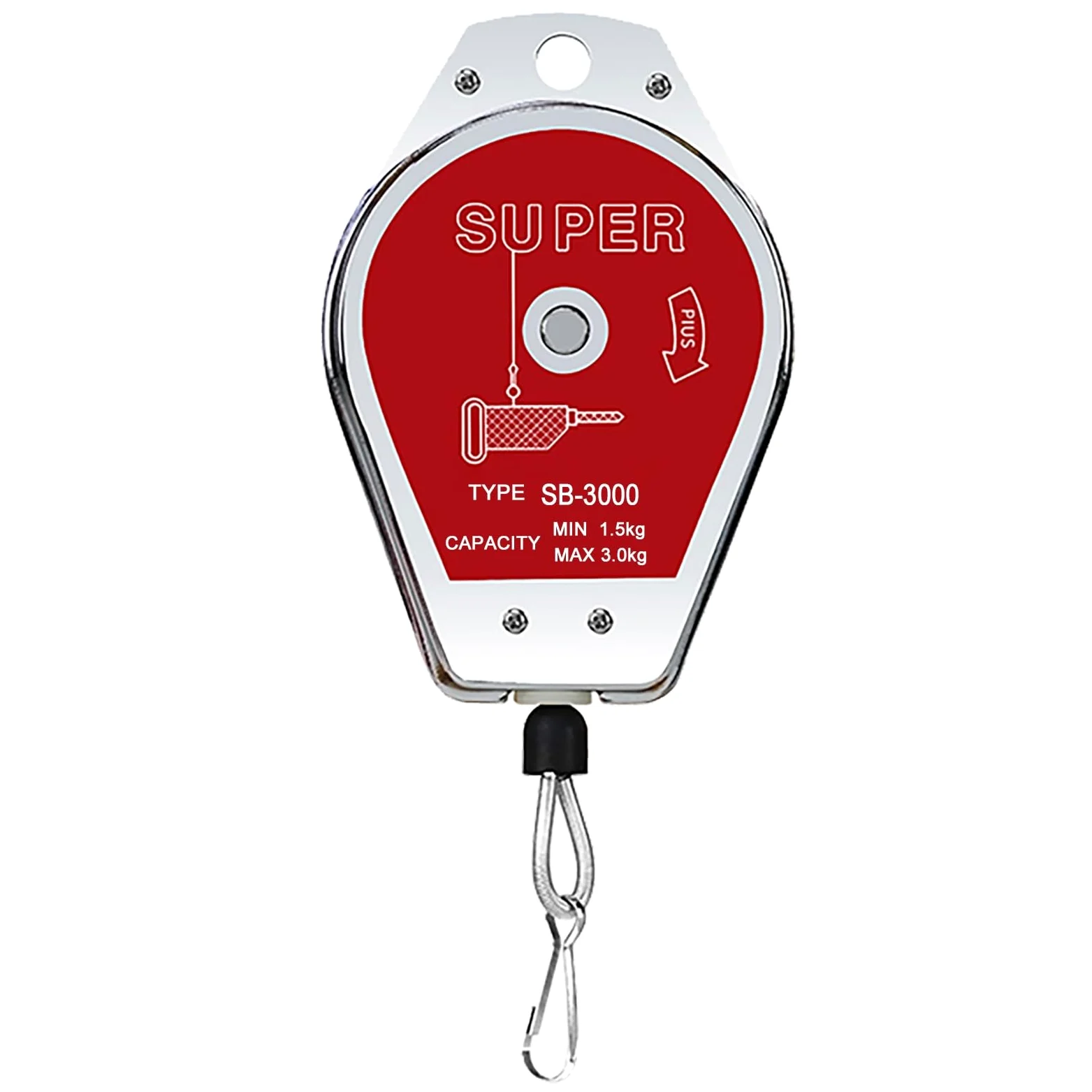 Equilibrador de resorte, Soporte for colgar herramientas de alta resistencia con posicionador y equilibrador(1.5 3kg)