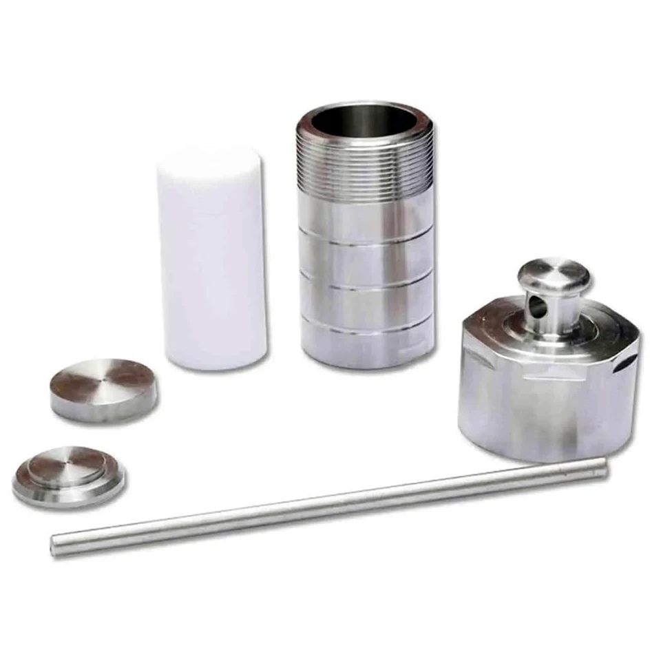 Reactor de autoclave de síntesis hidrotermal revestido de PTFE de 5 ml, 10 ml, 15 ml y 25 ml con funda interior revestida(25ml)