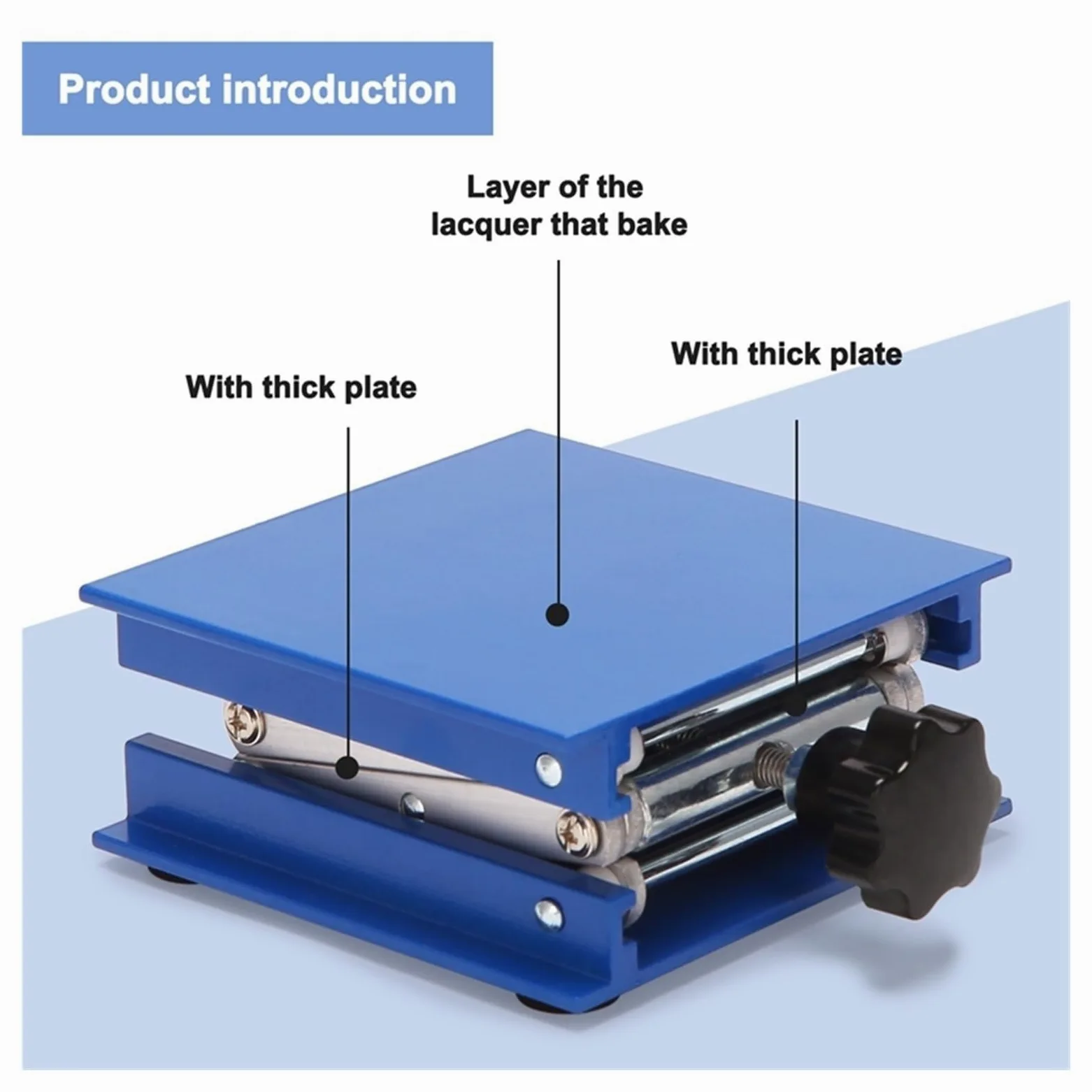Plataforma Elevadora De Tijera con Gato Laboratorio Aleación Aluminio/Mesa Plegable, Control Altura Perfecto For Trabajo, Físico ElevacióN FáCil