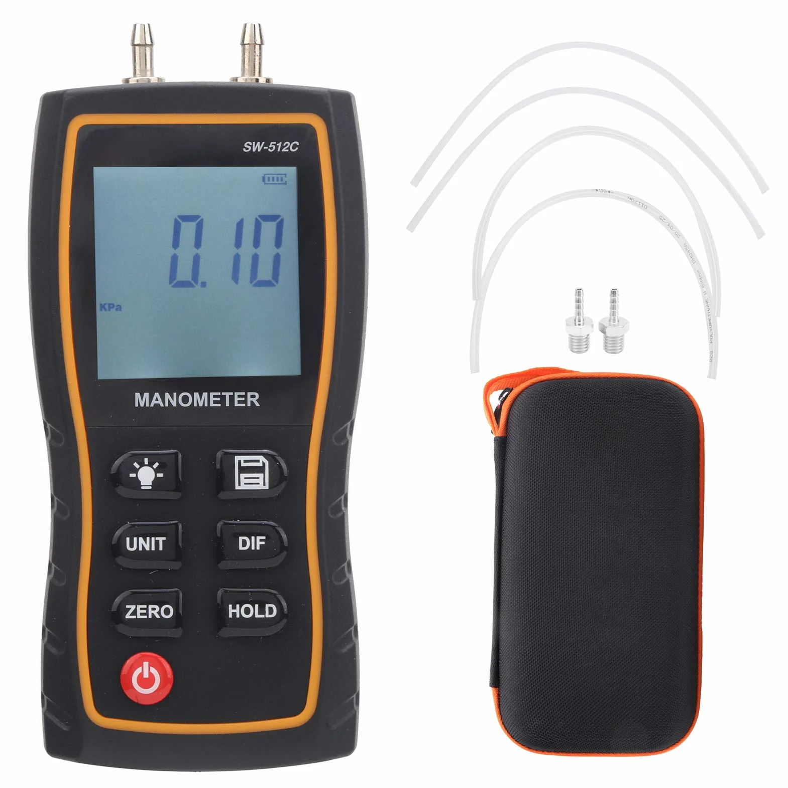 Manómetro Digital SW-512C Medidor de Presión de Aire para Sistemas de Ventilación y Salas Limpias con Múltiples Unidades
