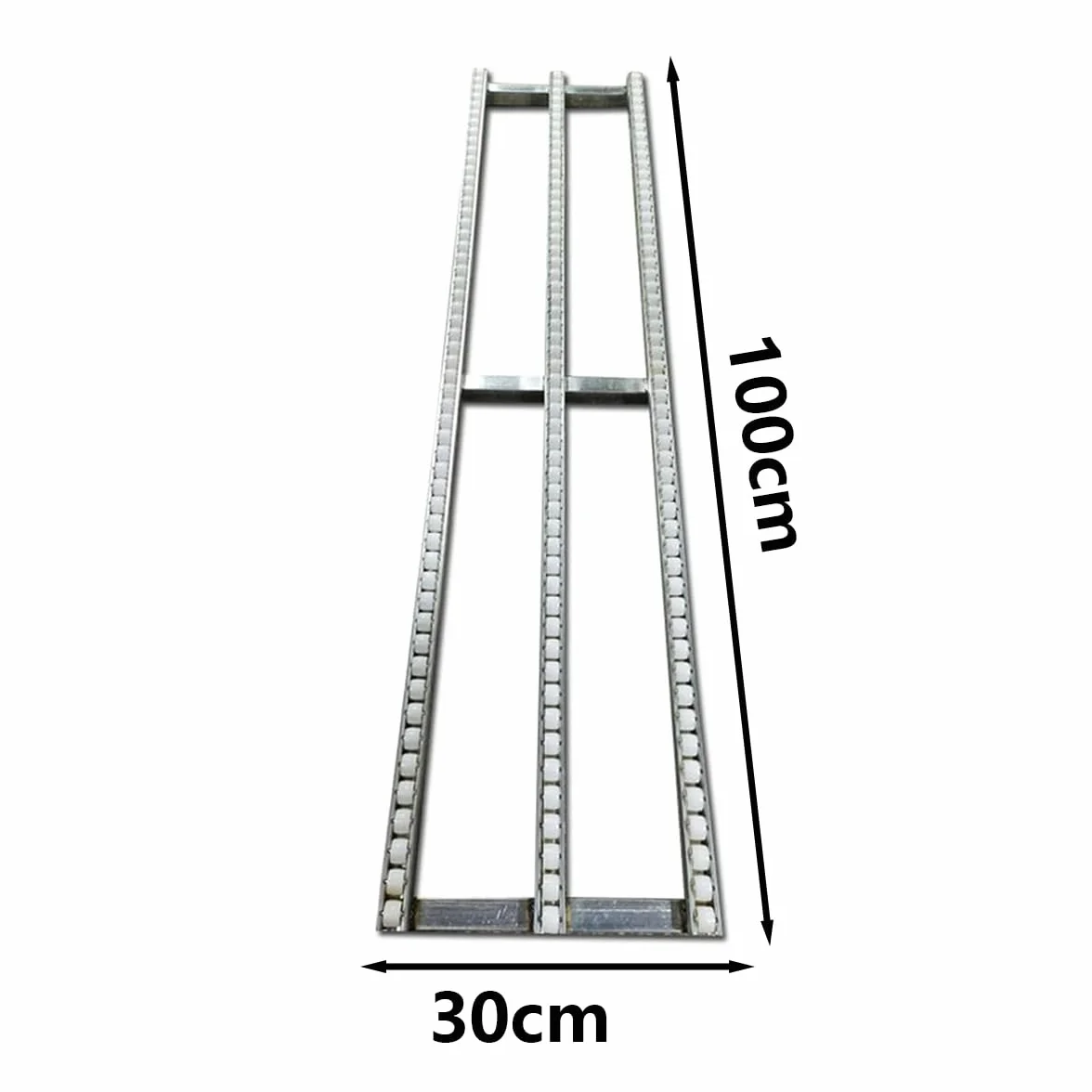 Transportador por Gravedad Ajustable, Mesa Transportadora De Rodillos Portátil De Uso Liviano, Rodillo Transportador Flexible con Capacidad De Carga De 100 Kg, Largo 1 M,1m,30cm