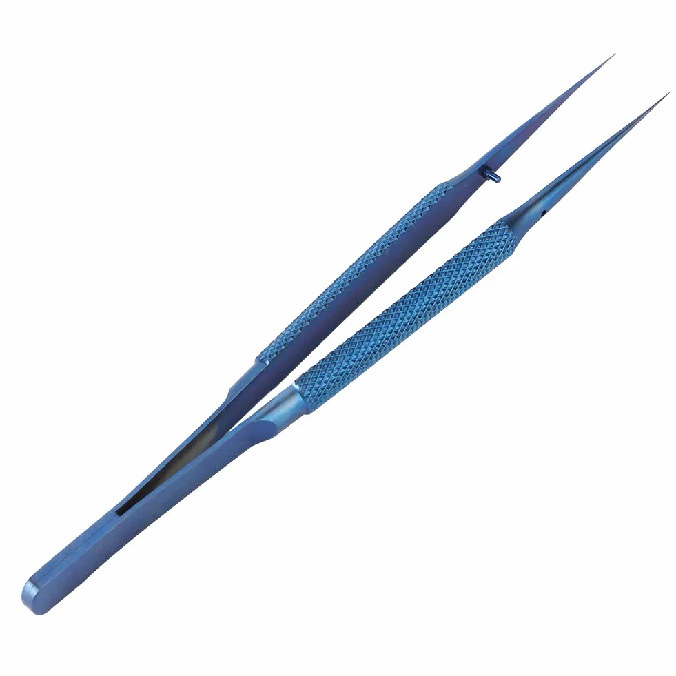 Fafeicy Pinzas de Precisión Aleación de Titanio 5,5 Pulgadas Antiestáticas Punta Ultrafina para Electrónica Soldadura