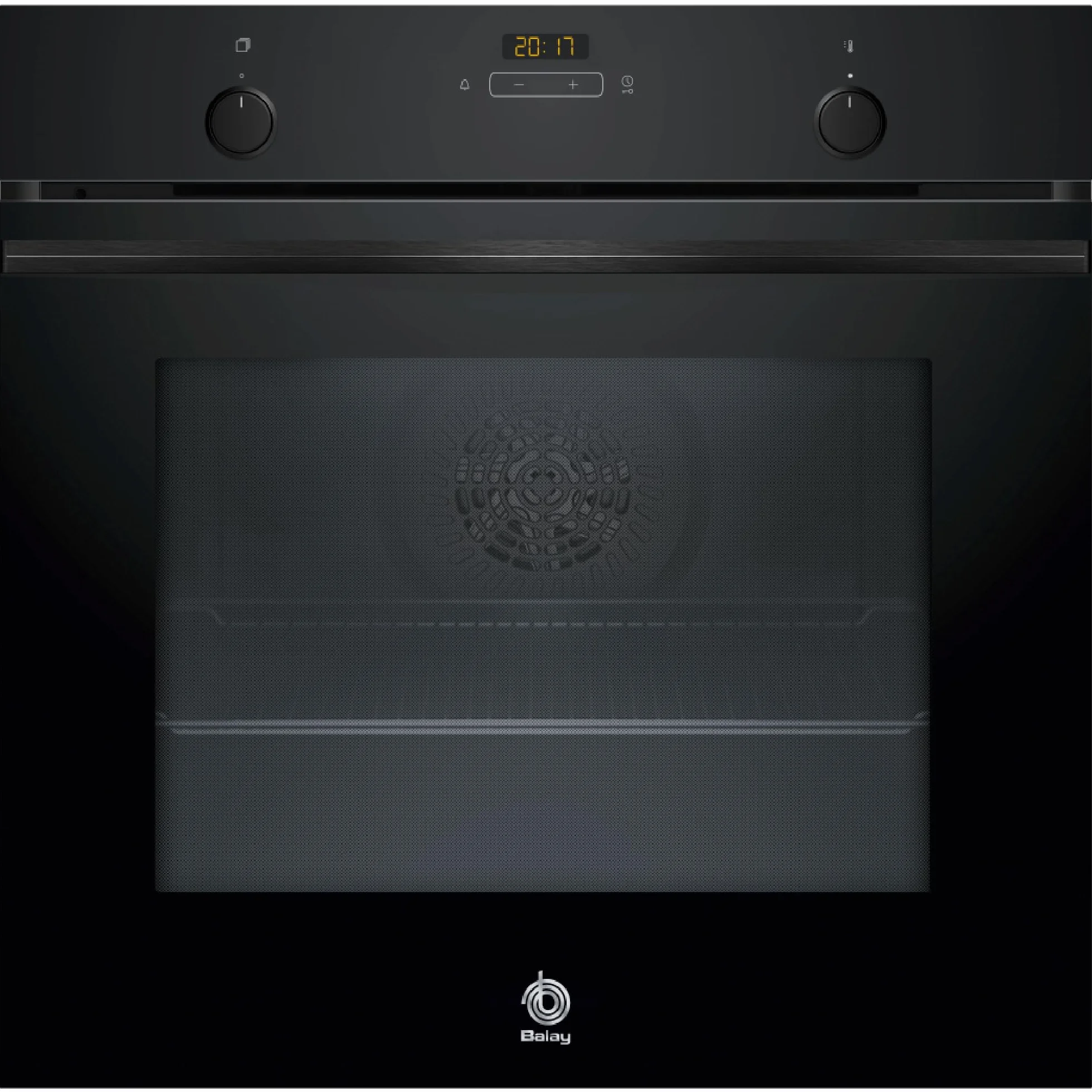Balay Horno multifunción 60 cm 71 l Serie Cristal Freidora de aire Aqualisis negro 3HB5159N4