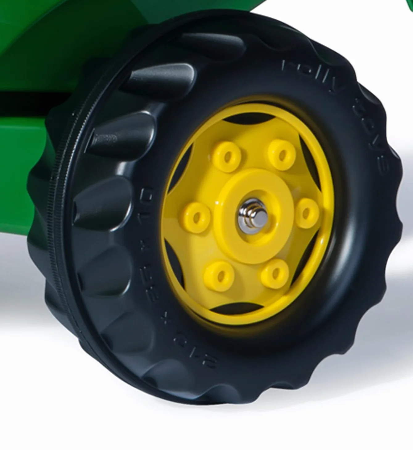 Rolly Toys rolyKipper II John Deere remolque de una rueda volcable para niños