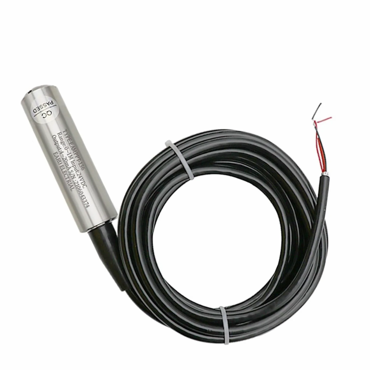 Sensor de presión de agua Transmisor de nivel de salida RS485 de 4-20 mA, 0-5 V, 0-10 V, sensor de nivel de agua y aceite líquido, sonda de detección, controlador, interruptor de flotador, bomba de 1-