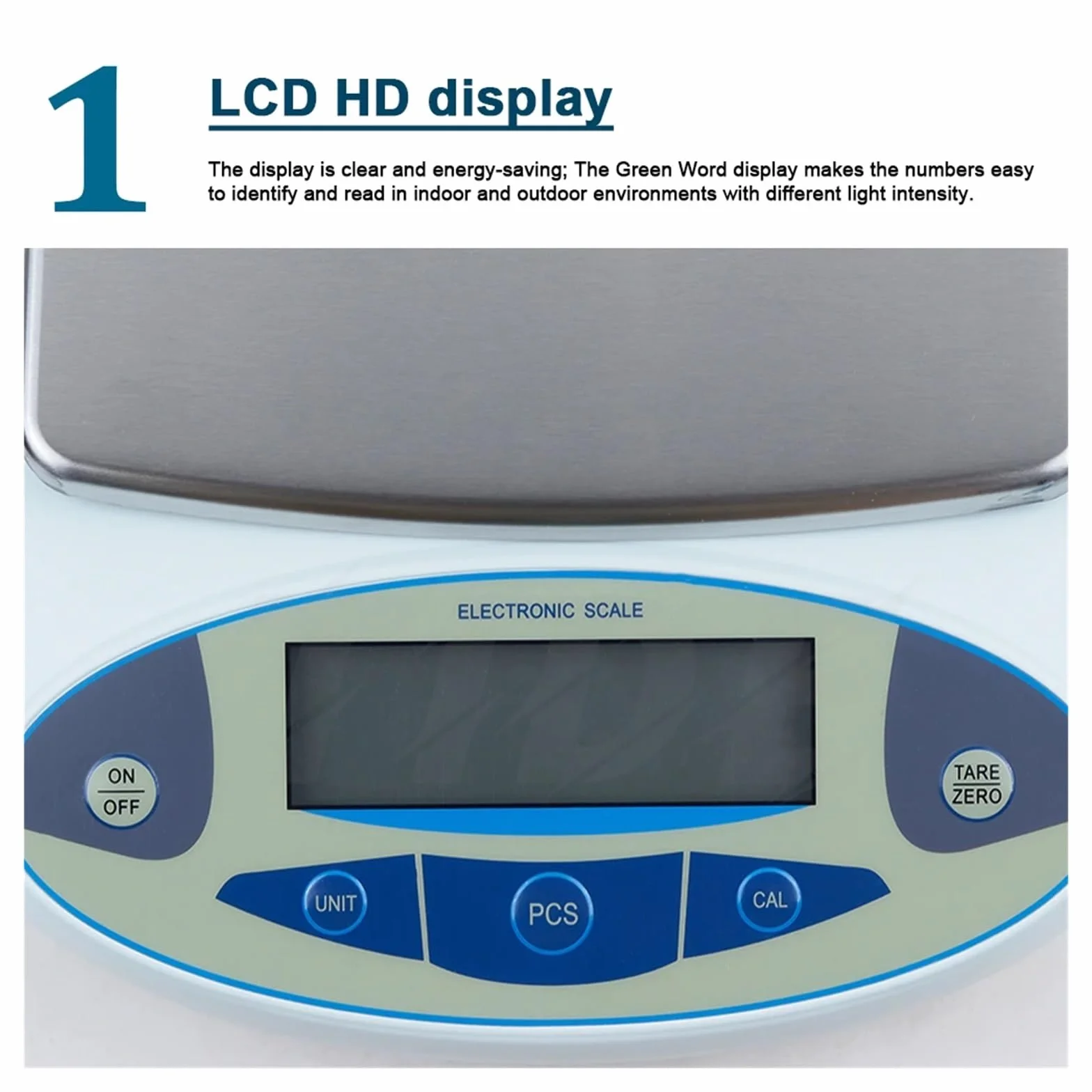 Balanza electrónica digital de alta precisión for laboratorio, joyería, cocina, industrial, 3000/5000 g/30 kg, 0,01 g/0,1 g Para principiantes en bricolaje(30kg 0.1g)