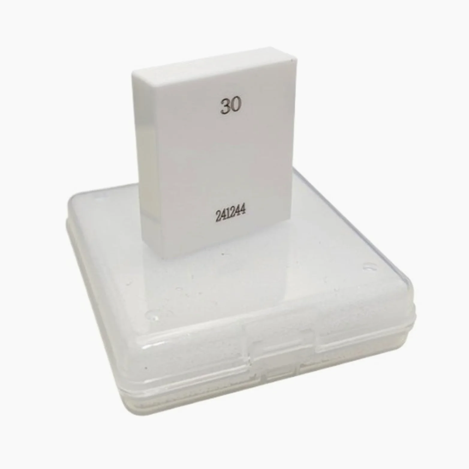 Bloque indicador de cerámica de precisión, 0,5 MM-100MM, for calibrador y micrómetro, herramientas de medición y calibración, 1 ud. Medición precisa(100mm)