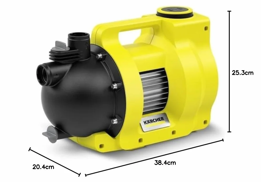 Kärcher BP 6.000 Garden Bomba de Jardín, Caudal máx.: 6.000 l/h, Altura de Impulsión: máx. 45 m, Altura de Aspiración: máx. 8 m, Potencia de Motor: máx. 1000 W, Presión: máx. 4,5 bar
