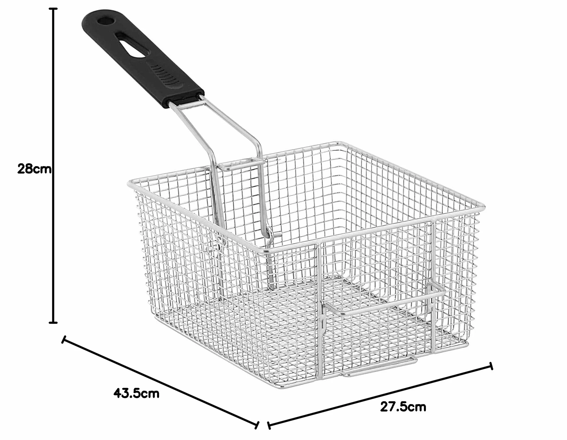 Royal Catering Freidora Electrica Profesional Rcef-10Ey-Eco (10 Litros, 3.200 W, 230 V, Acero Inoxidable)