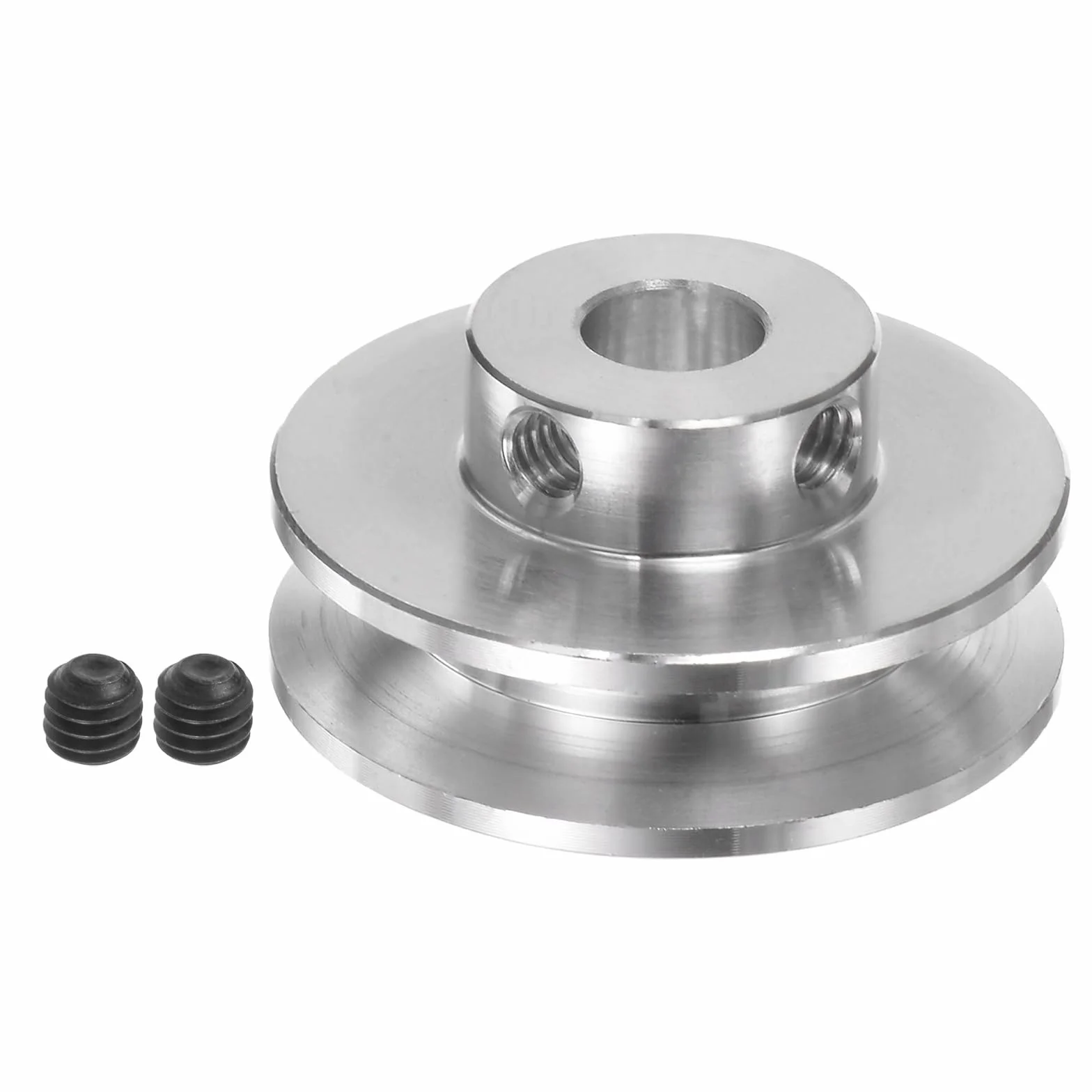 QUARKZMAN V-Tipo Polea 7mm Interior 31mm Exterior Aluminio Aleación para Correa Motor 3-5MM